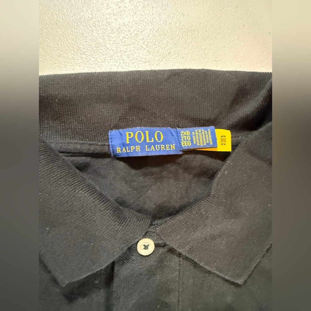 New sample Sz 2XB Black Ralph Lauren polo - Bear graphic - Picture 4 of 10